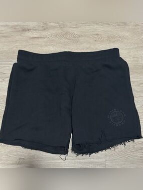 Gymshark Black Men’s Distressed Hem Athletic Shorts